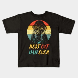 Best Cat Dad Ever Club 9 Kids T-Shirt